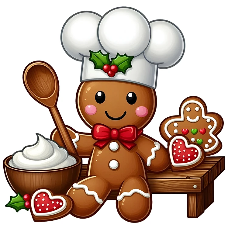 استیکر پارچه و لباس پاد آفرین مدل کریسمس کد DKST724