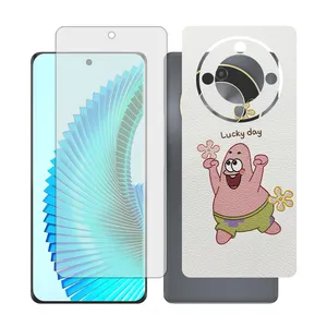 Glass together model matte screen protector suitable for Honor X9b mobile phone with back cover sticker