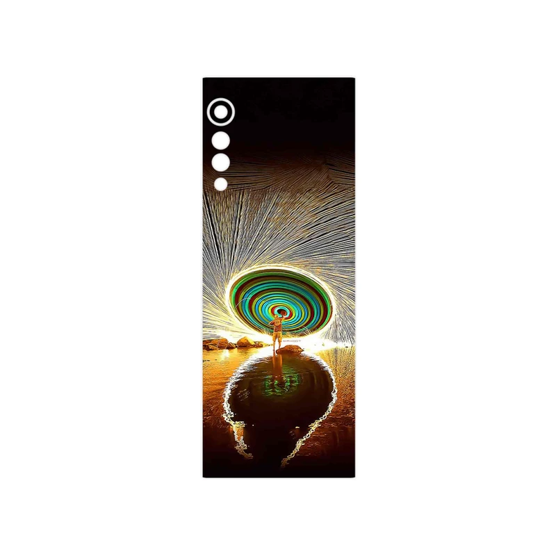 برچسب پوششی ماهوت مدل Night Light Fountain مناسب برای گوشی موبایل ال جی Velvet 5G