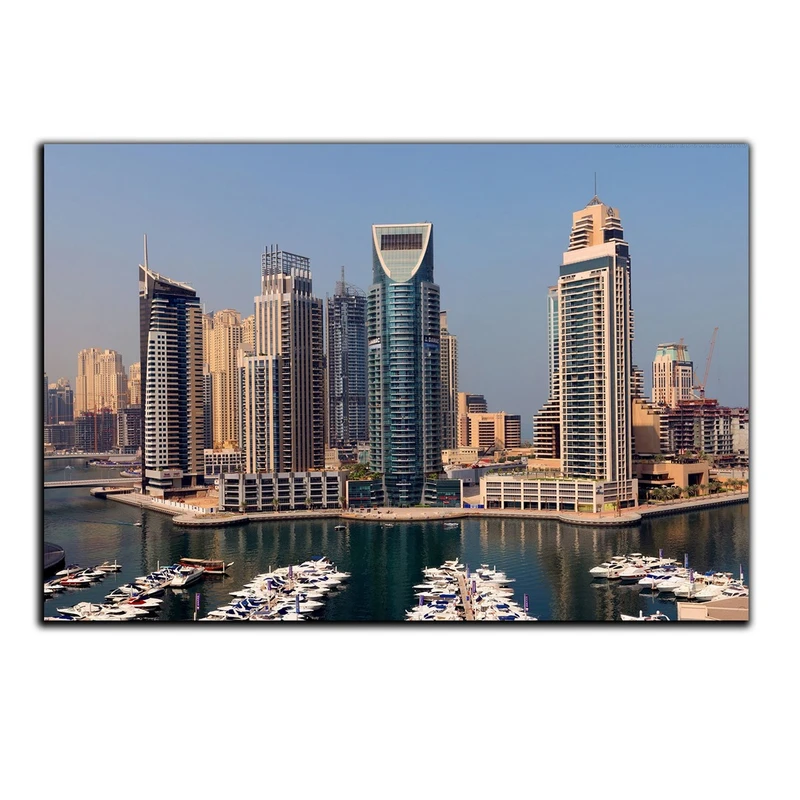 تابلو شاسی بکلیت طرح منظره شهر دبی مدل SH-689