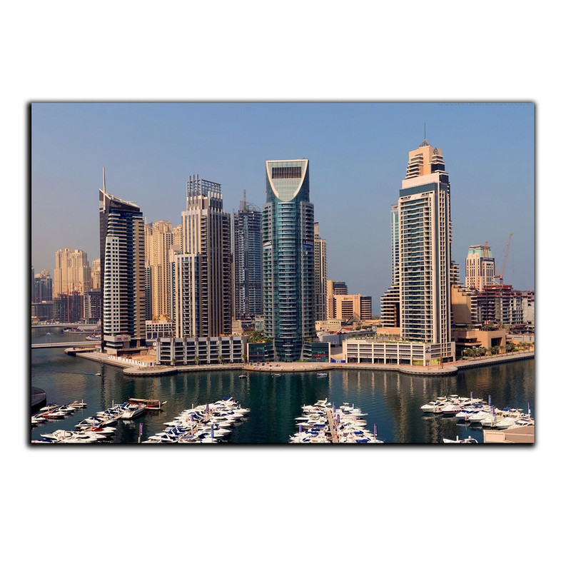 تابلو شاسی بکلیت طرح منظره شهر دبی مدل SH-689