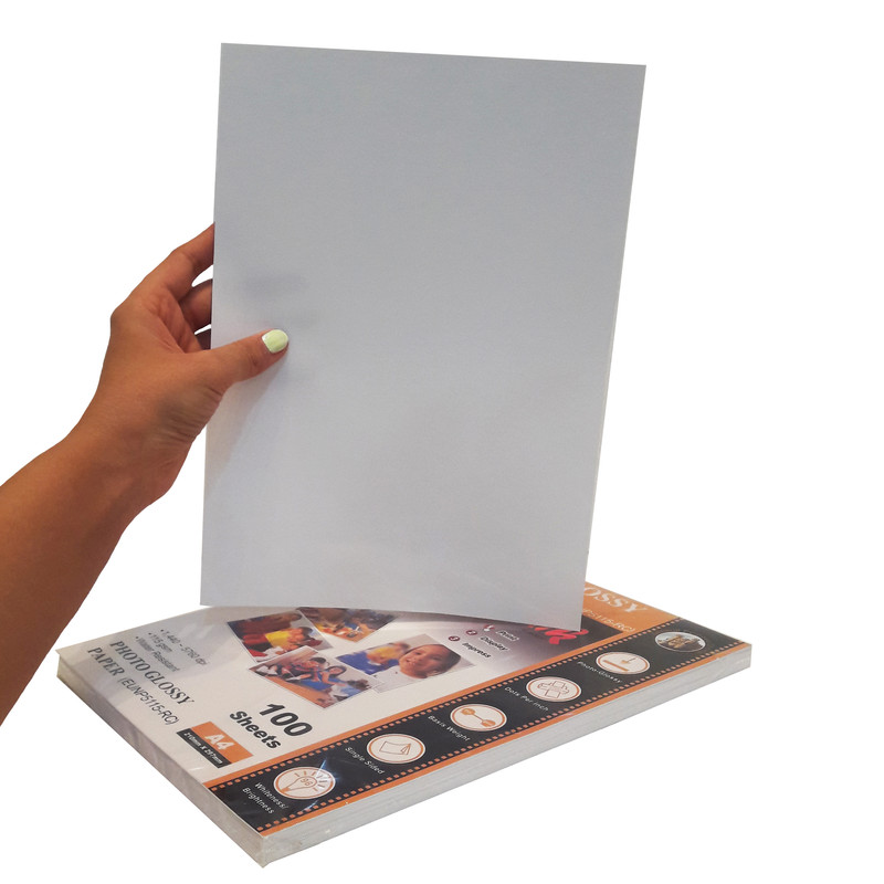 کاغذ چاپ عکس گلاسه یونیک کد 5115 RC سایز A4 بسته 100 عددی