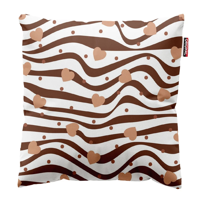 کوسن پاد آفرین طرح قلب سایز 30*30 سانتی متر کد 1062