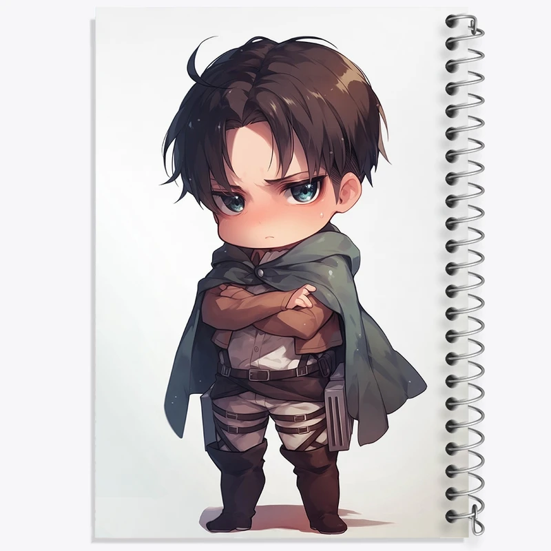 دفتر نت موسیقی 50 برگ خندالو مدل انیمه اتک آن تایتان کد F2857