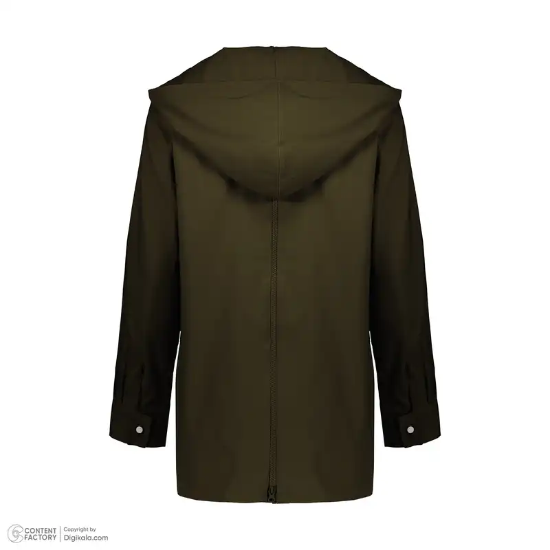 بارانی زنانه نیزل مدل 0117-100 رنگ سبز تیره