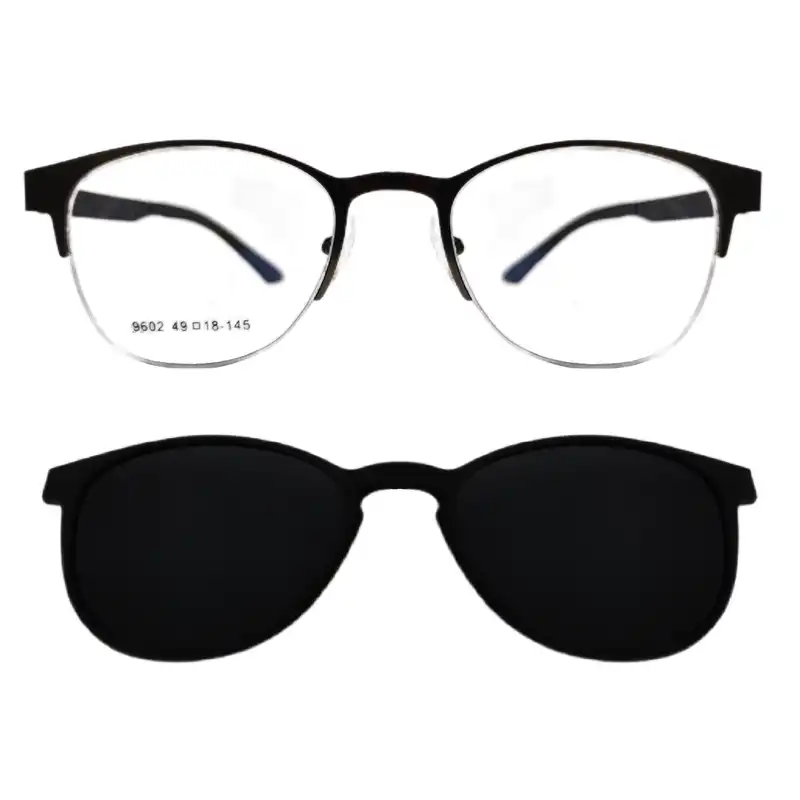 فریم عینک طبی مدل ویفرر پلاریزه کد027 به همراه کاورآفتابی