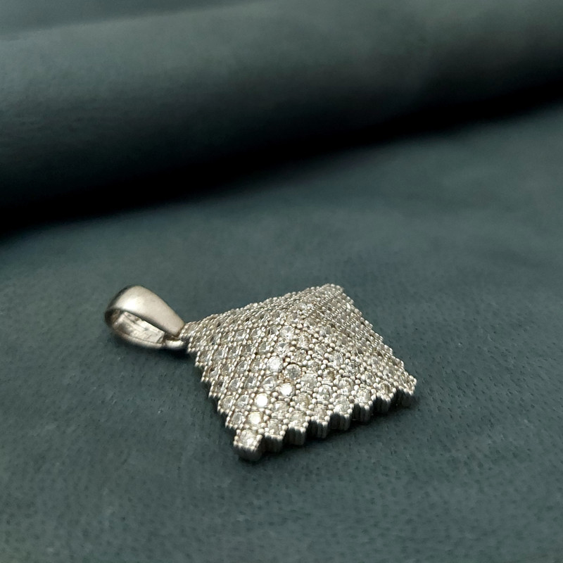 آویز گردنبند نقره زنانه مدل VM8583