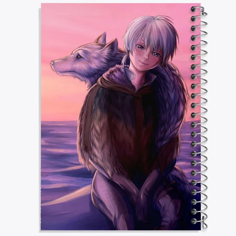 دفتر مشق 50 برگ خندالو مدل فوشی انیمه به تو ای ابدی کد 15691