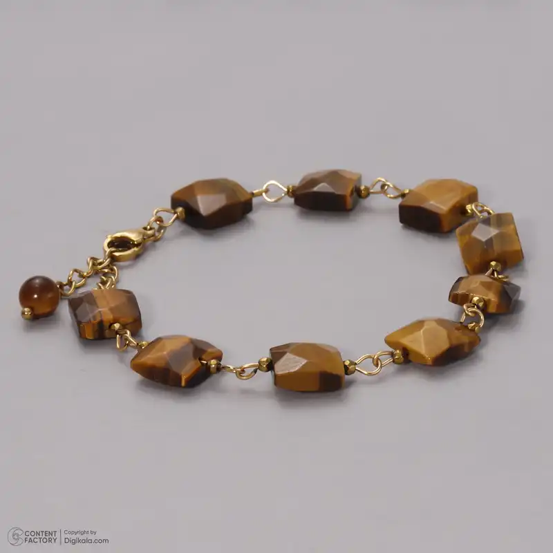 دستبند زنانه مدل چشم ببر کد 01