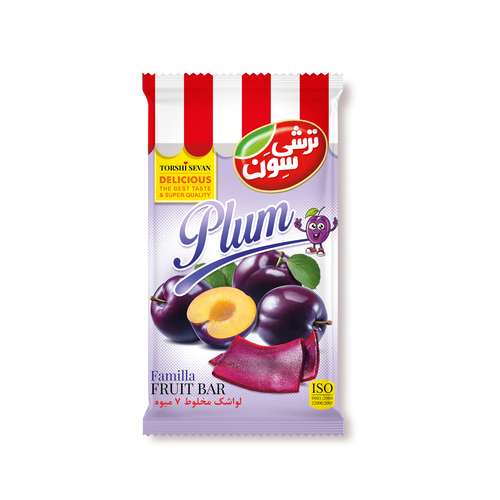 لواشک مخلوط هفت میوه ترشی سون - 12 گرم بسته 30 عددی