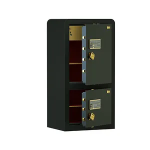 گاوصندوق سدید مدل نسوز دوطبقه اثرانگشتی کد 1200DLF وزن 220 کیلوگرم