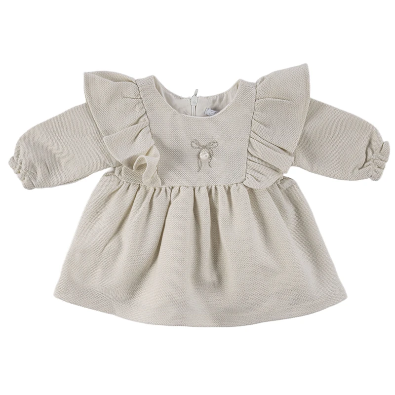 پیراهن آستین بلند یقه گرد دخترانه فیورلا مدل پرنسس 25508-35508