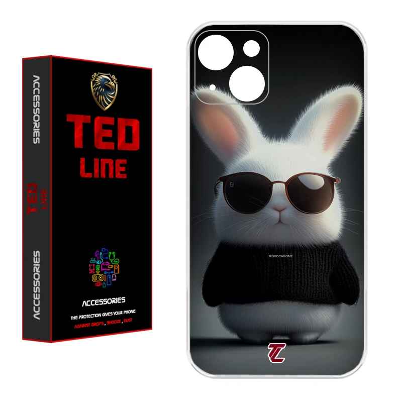 کاور تد لاین طرح خرگوش کد 1106 مناسب برای گوشی موبایل اپل Iphone 13 / 14 