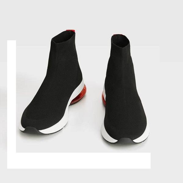 sock-style high-top trainers 