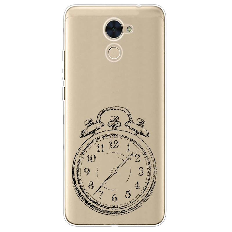کاور مگافون طرح ساعت مدل C64-B مناسب برای گوشی موبایل هوآوی Y7 2017 / Y7 Prime 2017