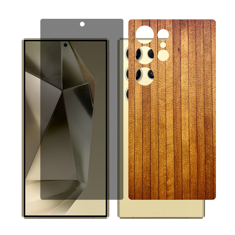 محافظ صفحه نمایش حریم شخصی گلس مدل Together مناسب برای گوشی موبایل سامسونگ Galaxy S22 Ultra به همراه برچسب پوششی پشت گوشی 