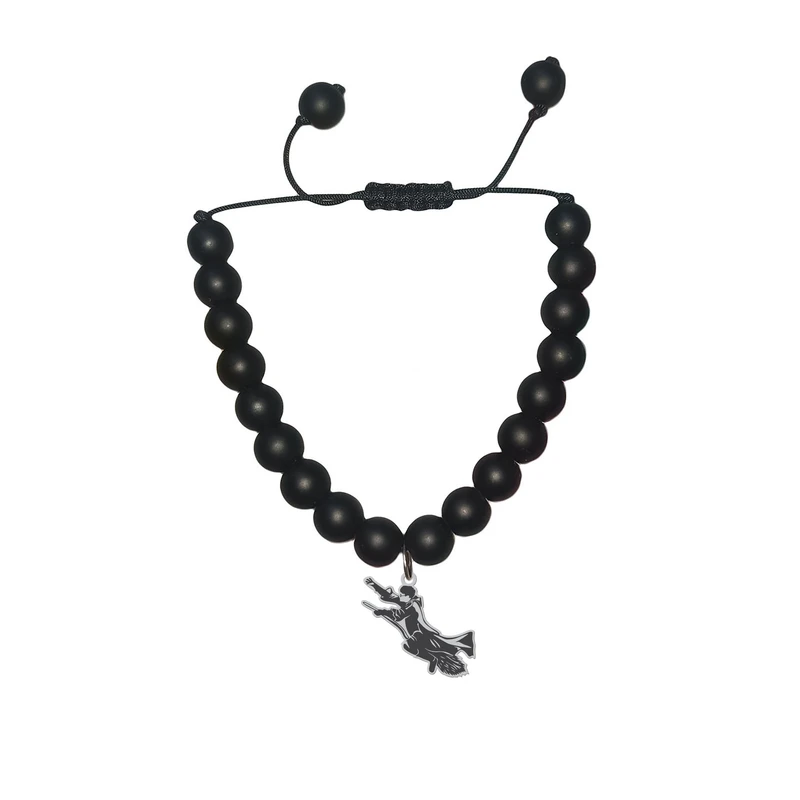 دستبند مهره‌ای هایکا مدل هری پاتر و جارو جادویی کد jac.h 105