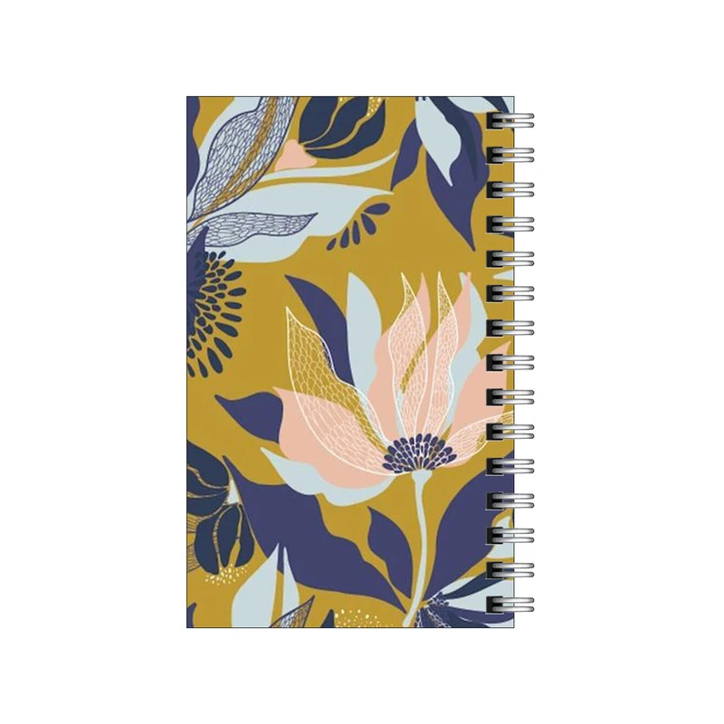 دفترچه یادداشت مدل to do list طرح پترن گلدار کد 8545631