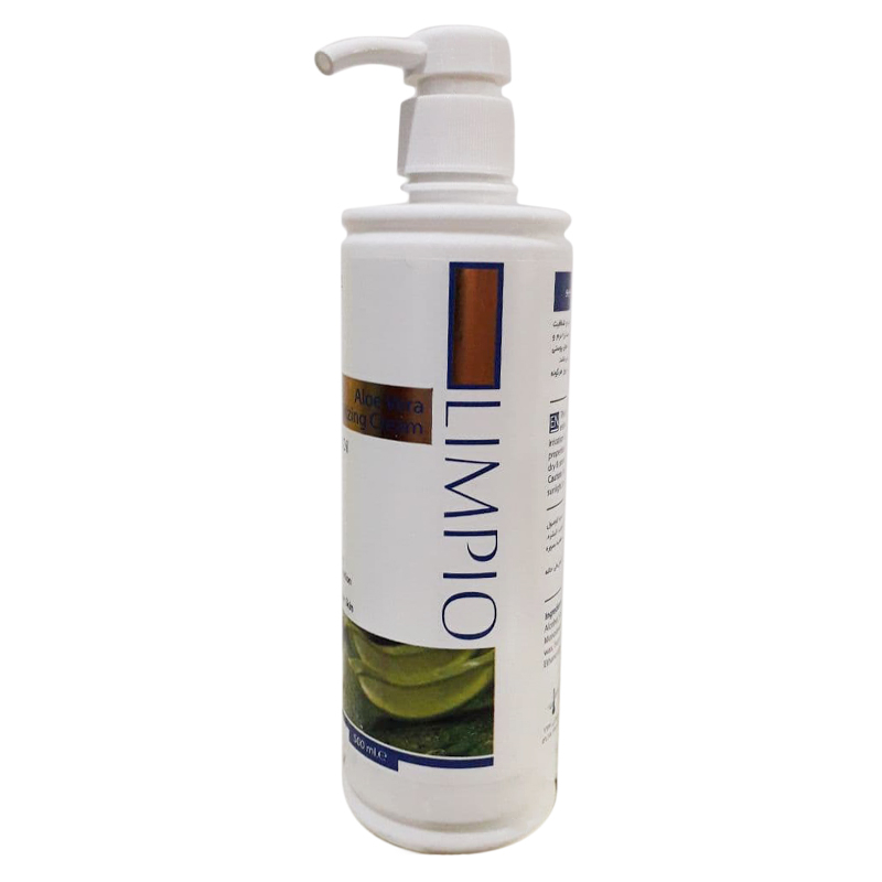 کرم مرطوب کننده لیمپیو مدل Aloevera & Almond حجم 500 میلی لیتر