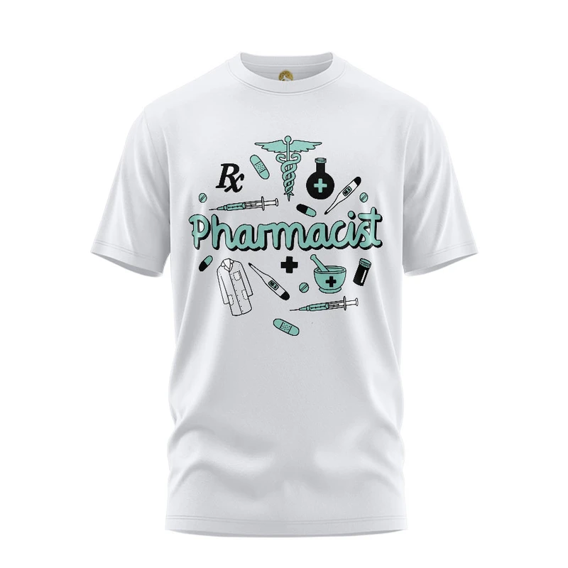 تی شرت آستین کوتاه زنانه هومرو مدل TW270 طرح داروساز