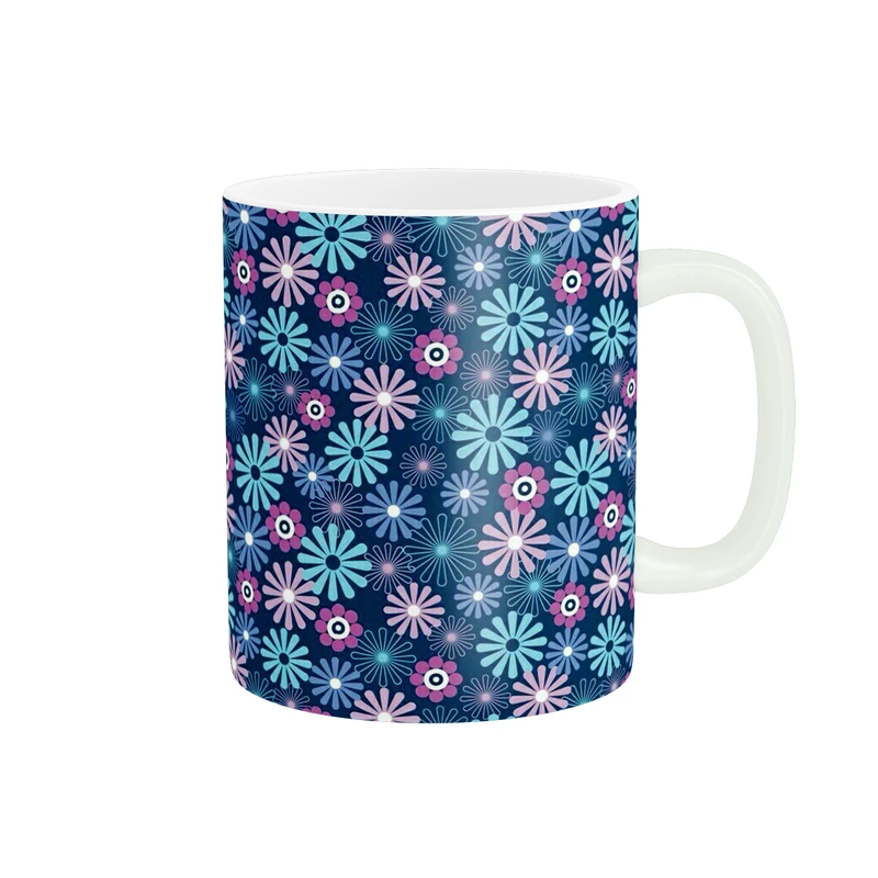 ماگ پاد آفرین طرح گل کد 1600