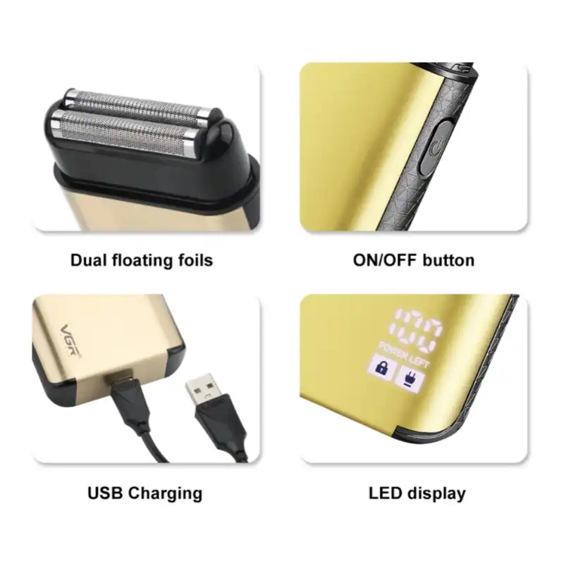 ماشین اصلاح موی صورت وی جی ار مدل V-359