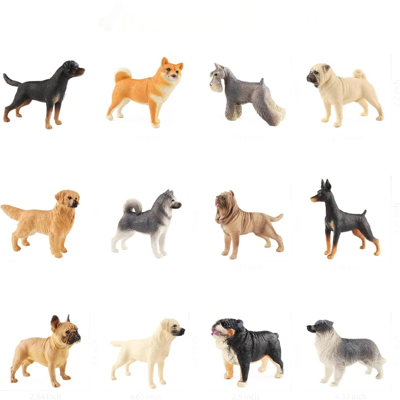 فیگور مدل سگ های مشهور مجموعه ۱۲ عددی