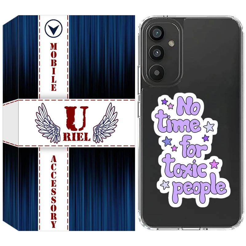 کاور یوریل مدل Clear کد 97 طرح Toxic مناسب برای گوشی موبایل سامسونگ Galaxy A15