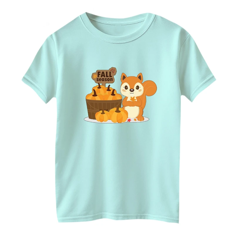 تی شرت آستین کوتاه بچگانه مدل سنجاب کد ۷