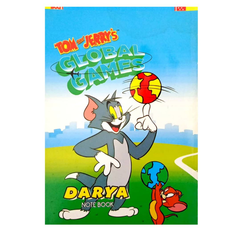 دفتر شطرنجی دریا مدل تام و جری