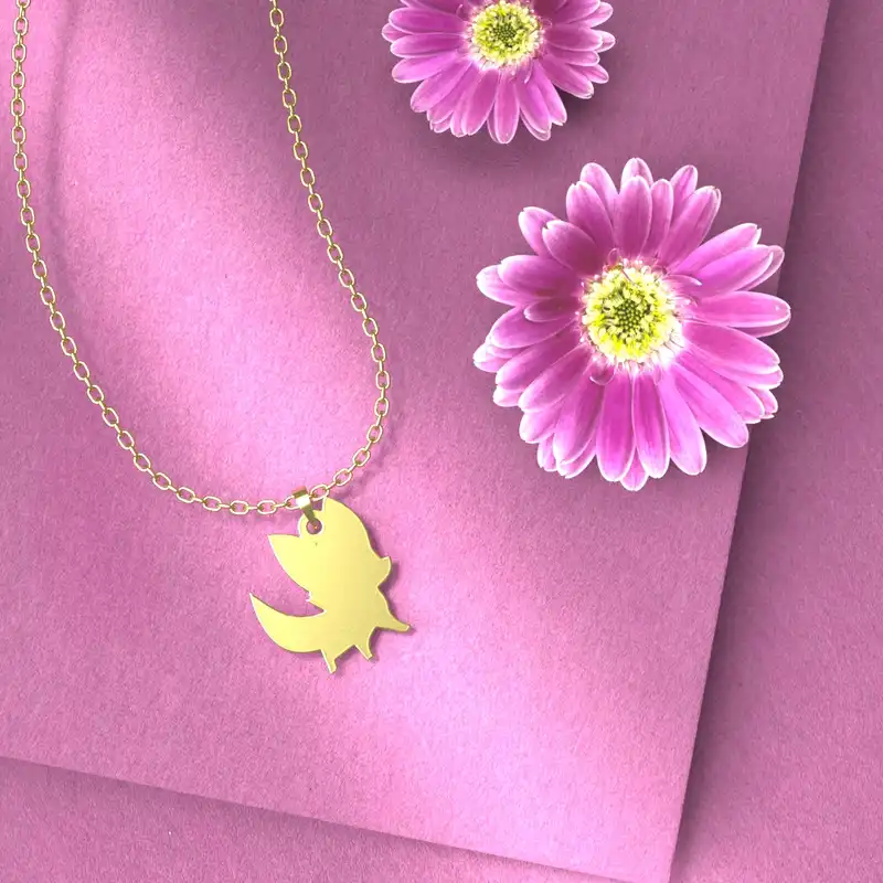 گردنبند طلا 18 عیار زنانه مدوپد مدل حیوان کد A3-1-1223