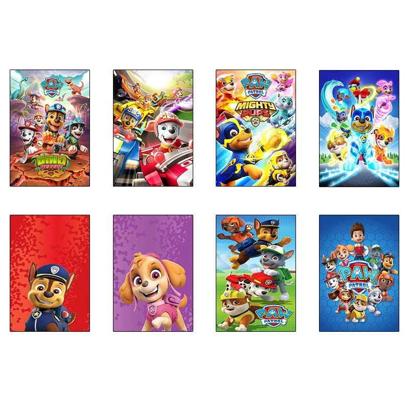 پوستر کارنيکا طرح سگ های نگهبان paw patrol کد 67548 مجموعه 8 عددی