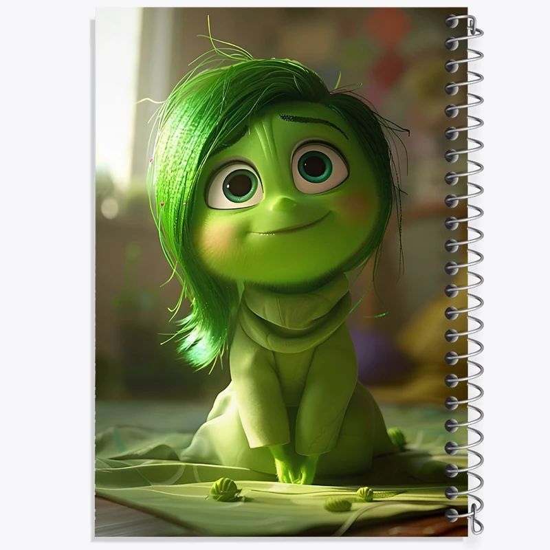 دفتر مشق 100 برگ خندالو طرح شخصیت انزجار اینساید اوت (Inside Out) کد F6978