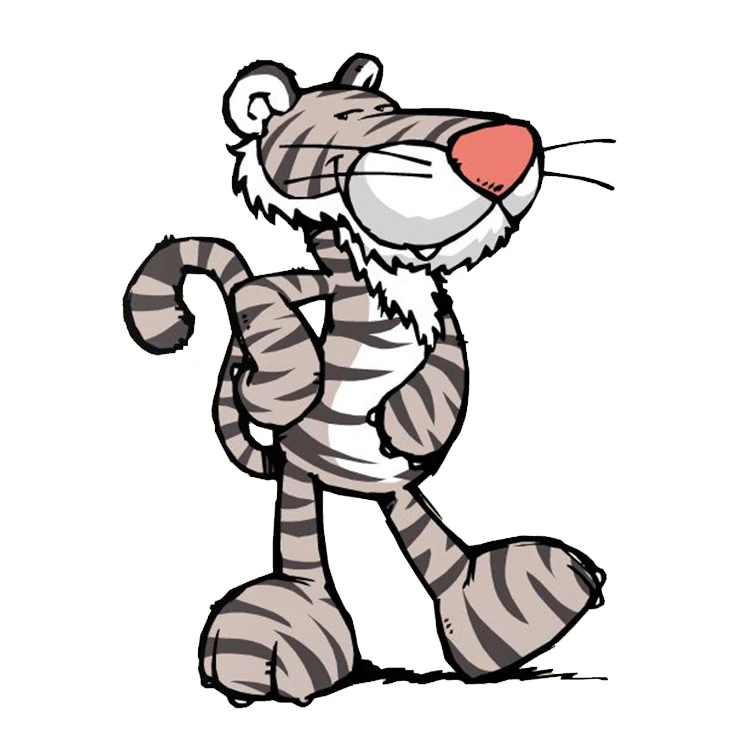 استیکر پارچه و لباس پاد آفرین مدل ببر کد DKST102