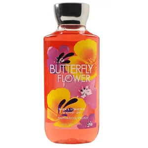 ژل شستشو بدن بس اند بادی ورکز مدل BUTTERFLY FLOWER حجم 295 میلی لیتر
