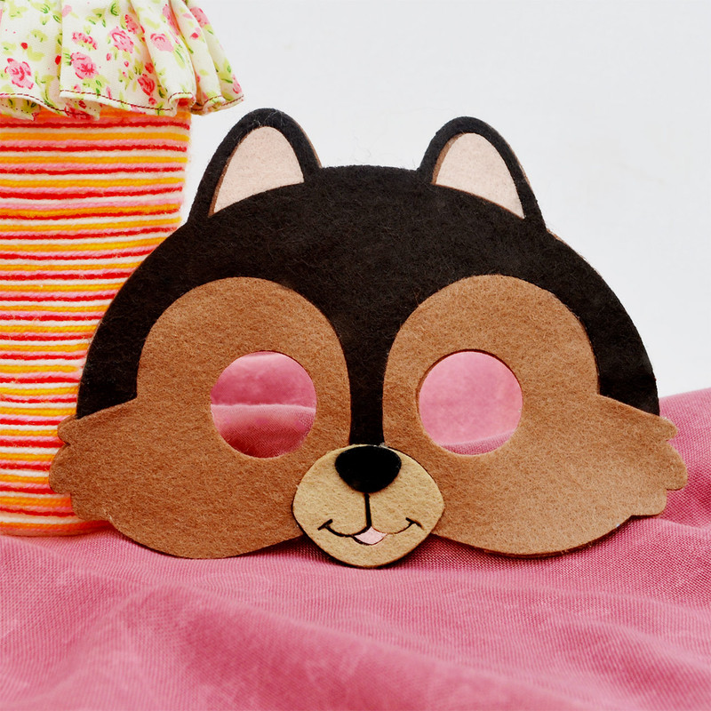 ماسک ایفای نقش مدل سنجاب