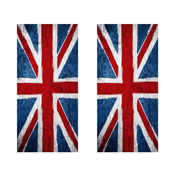 برچسب پلاک خودرو راسان کد BP004 مجموعه 2 عددی