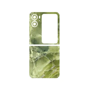 MAHOOT Green_Crystal_Marble Cover Sticker for Oppo Find N2 Flip