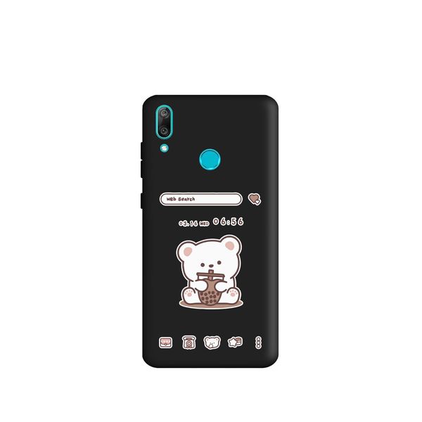کاور طرح خرس اسموتی کد m3766 مناسب برای گوشی موبایل هوآوی  Y7 Prime 2019 / Y7 2019