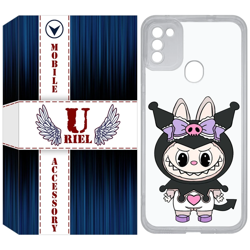 کاور یوریل قاب مدل Clear کد 137 طرح لبوبو Labubu مناسب برای گوشی موبایل سامسونگ Galaxy A11 / M11