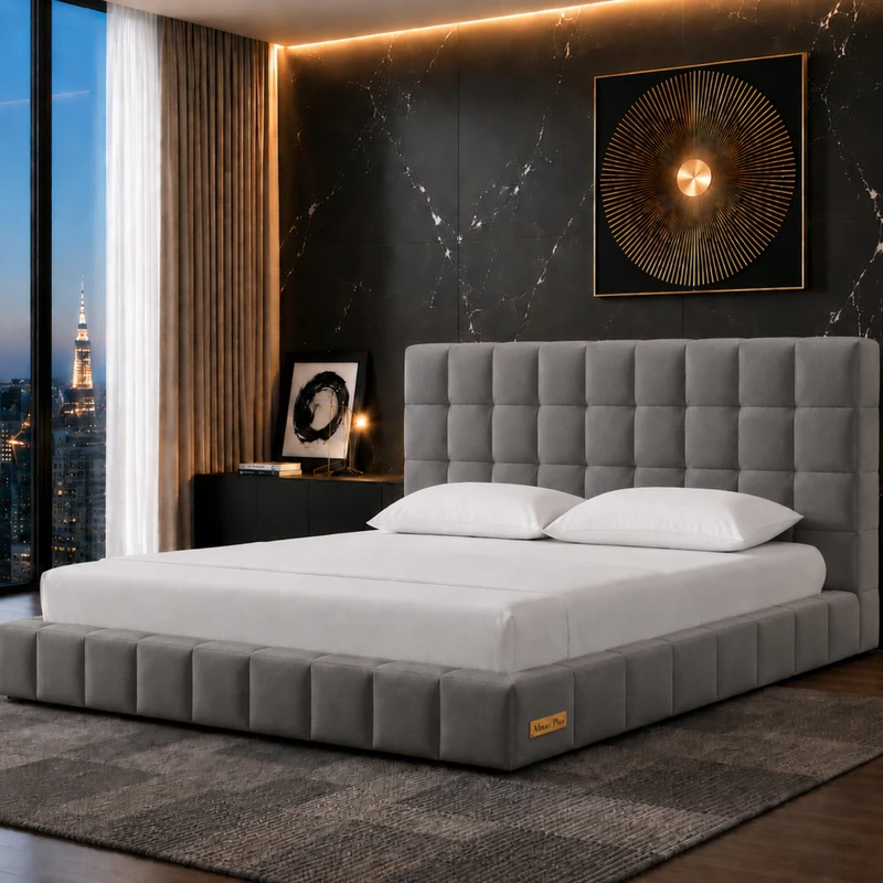 تخت خواب دونفره مدل نازار سایز 180×200 سانتی متر