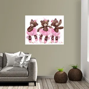 تابلو شاسی کودک مدل خرس های بالرین