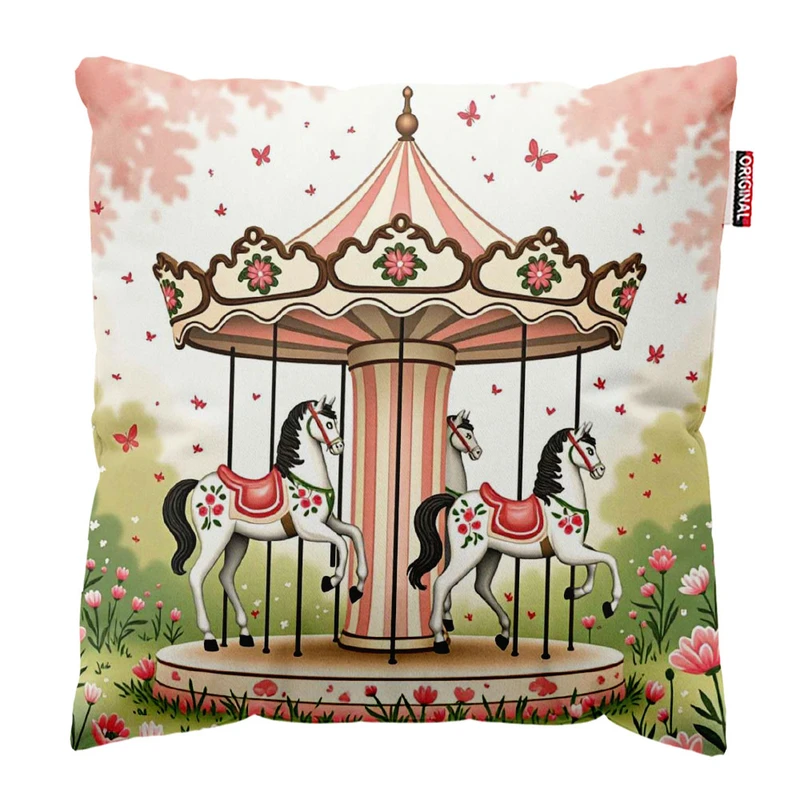 کوسن پاد آفرین مدل چرخ و فلک کد 569 سایز 30*30 سانتی متر