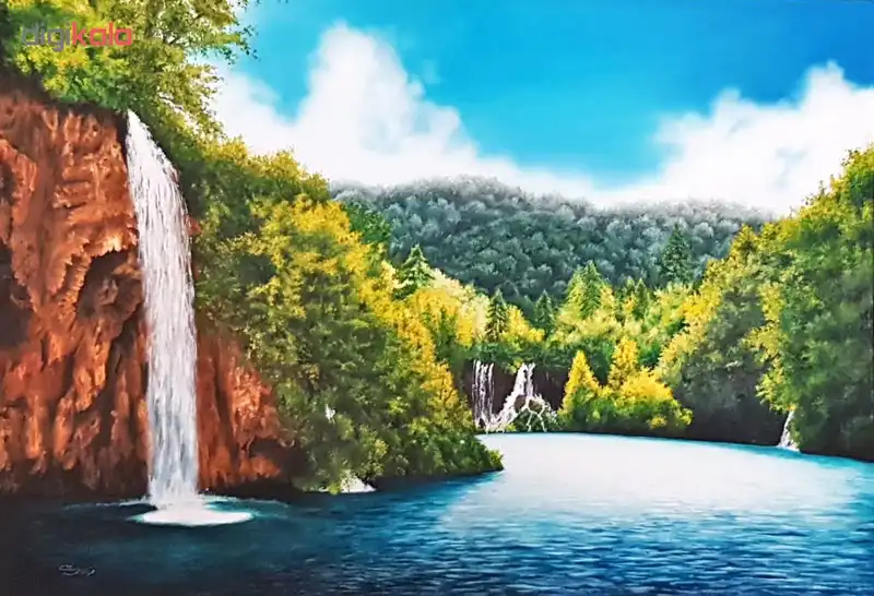 تابلو نقاشی رنگ و روغن طرح طبیعت