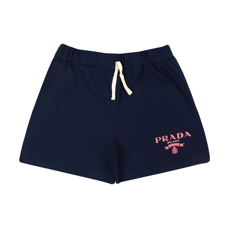 ست تی شرت و شلوارک زنانه مدل کشی بنددار