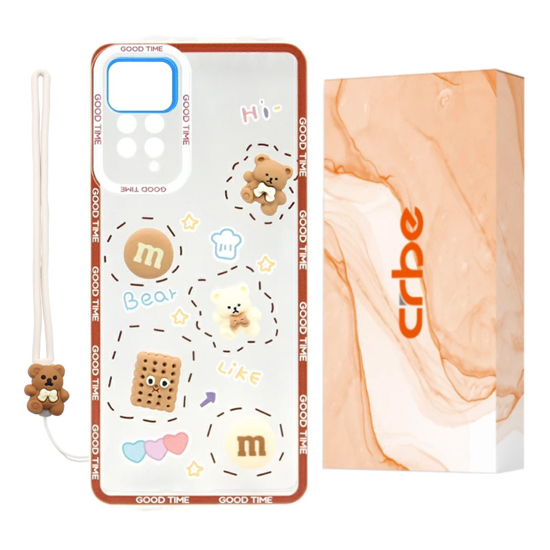 کاور کربی مدل Biscuit1 مناسب برای گوشی موبایل شیائومی Redmi Note 11 4G / Note 11S به همراه بند آویز