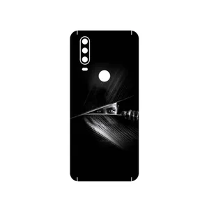 MAHOOT Black Portrait Cover Sticker for Motorola One Action