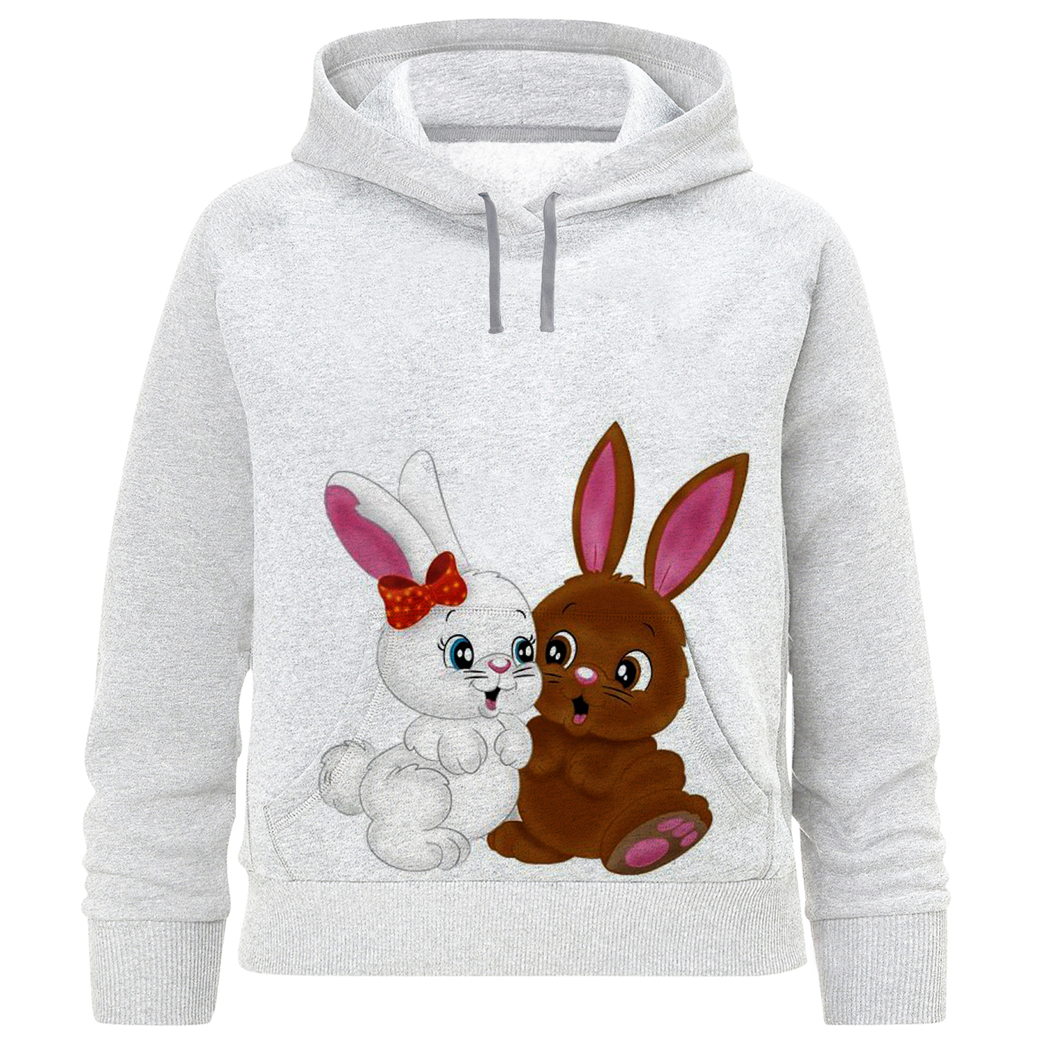 هودی دخترانه مدل دو خرگوش F803