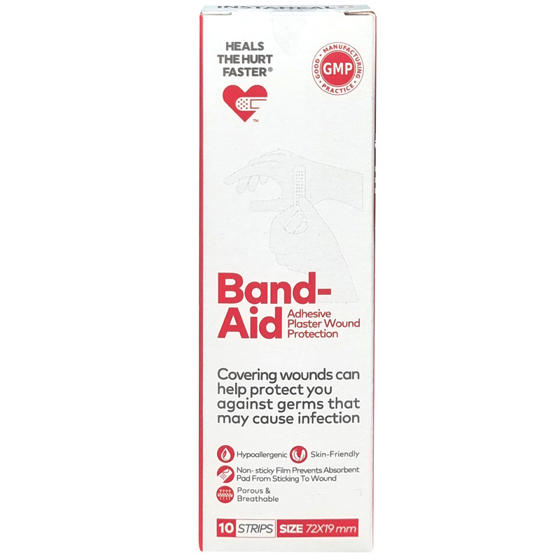 چسب زخم اینستاهیل مدل پارچه ای بسته 10 عددی