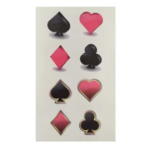 تاتو موقت طرح سه بعدی کد 10